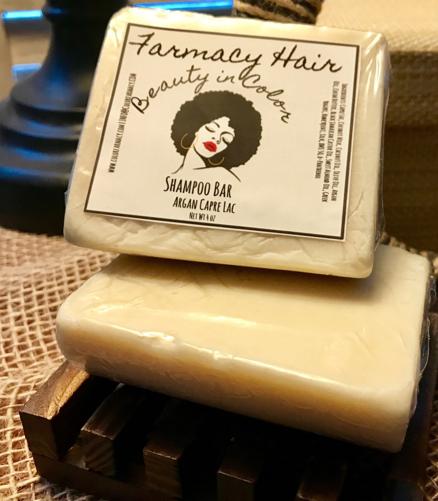 Argan Oil Shampoo Bar: Goat Milk & Shea Butter, Natural Hair Cleanser