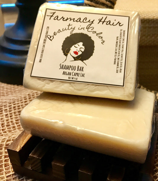 Goat Milk Shampoo Bar: Natural with Argan & Silk