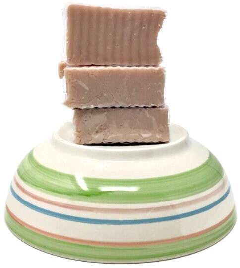 Rose Clay Soap: Bison Tallow & Donkey Milk, Unscented