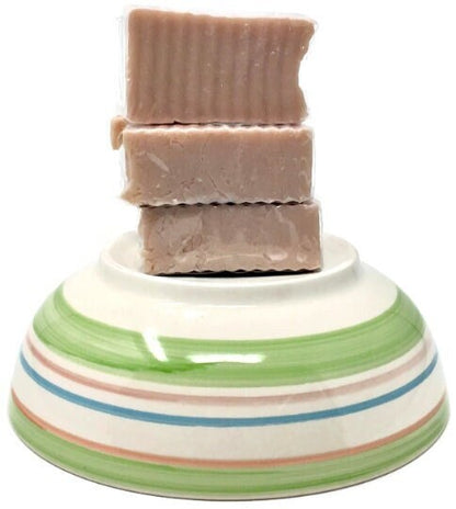 Rose Clay Soap: Bison Tallow & Donkey Milk, Unscented