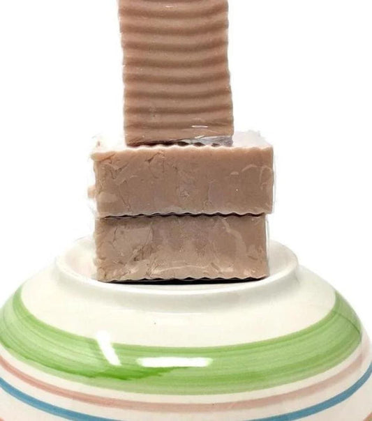 Rose Clay Soap: Bison Tallow & Donkey Milk, Unscented
